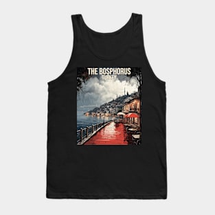 The Bosphorus Turkey Vintage Retro Travel Tourism Tank Top